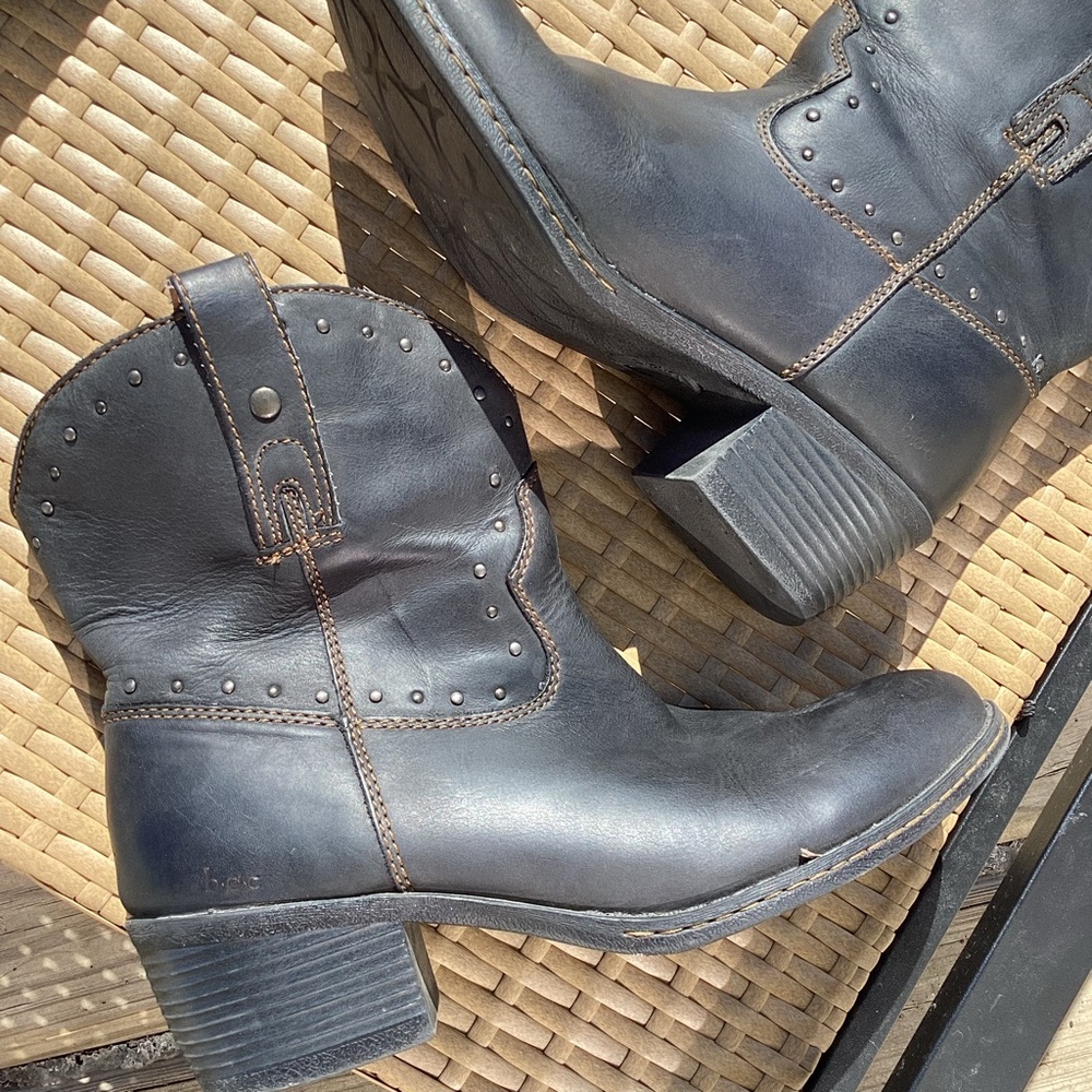 B.O.C Born of Concept Distressed Leather Sybil Western Cowboy Boot -9.5 - Picture 2 of 8